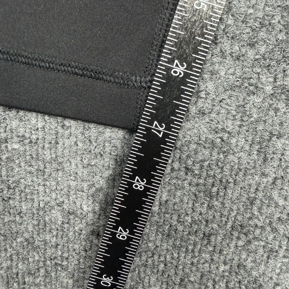 Yogalicious Womens XS High Rise Colorblock Leggings Black Heather Grey Athletic